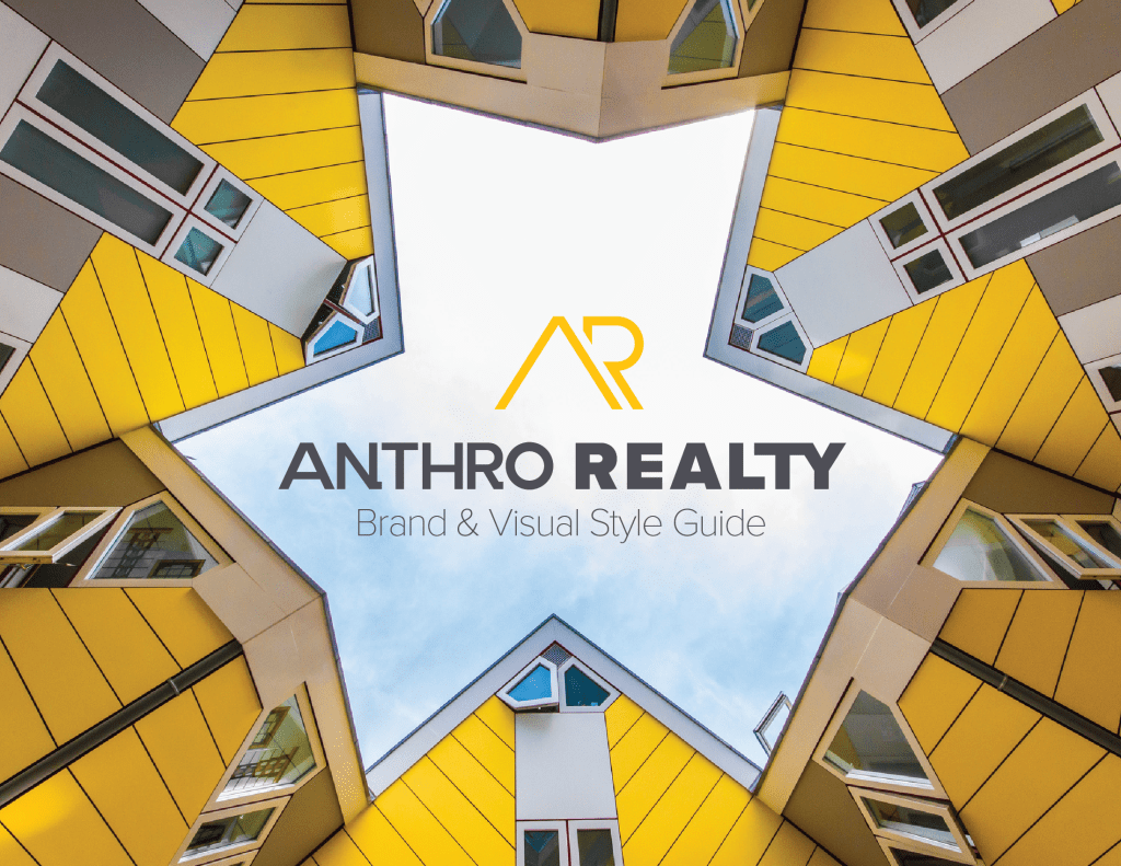 Anthro Realty brand guidelines cover page