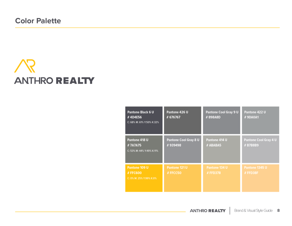 Anthro Realty color system